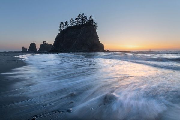 Little James Island sunset-Olympic National Park-Washington State